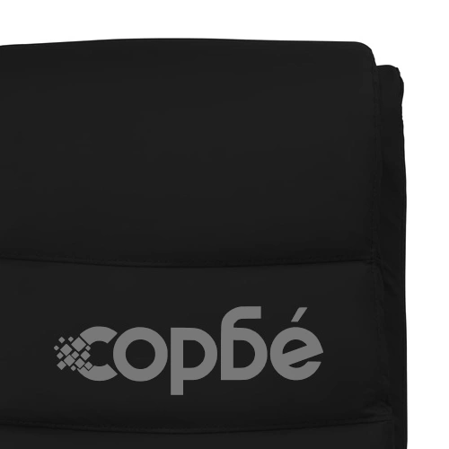 Електрически масажен стол, черен, изкуствена кожа ➤ топ цена ➤ sorbe.bg