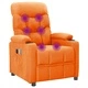 Електрически наклоняем стол, жълт, текстил
