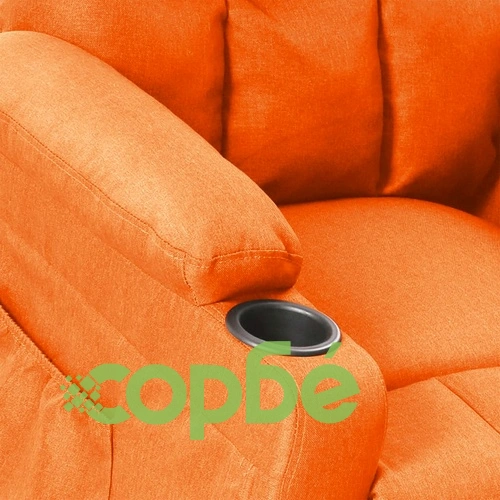 Електрически наклоняем стол, жълт, текстил ➤ топ цена ➤ sorbe.bg
