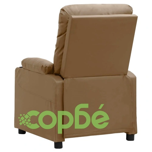 Електрически масажен стол, капучино, изкуствена кожа ➤ топ цена ➤ sorbe.bg