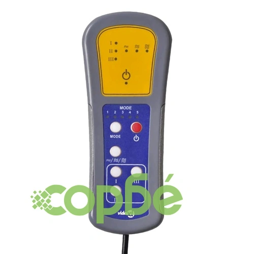 Електрически масажен стол, сив, изкуствена кожа ➤ топ цена ➤ sorbe.bg