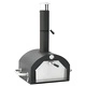 Фурна за пица на открито с камък за печене