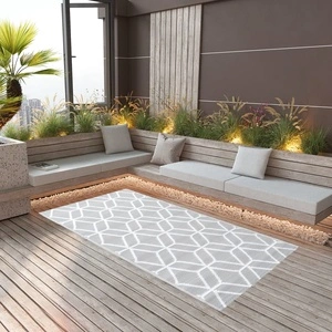 Килим за открито, ARAKIL сив, 160x230 см, PP