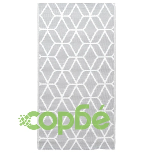 Килим за открито, ARAKIL сив, 190x290 см, PP ➤ топ цена ➤ sorbe.bg