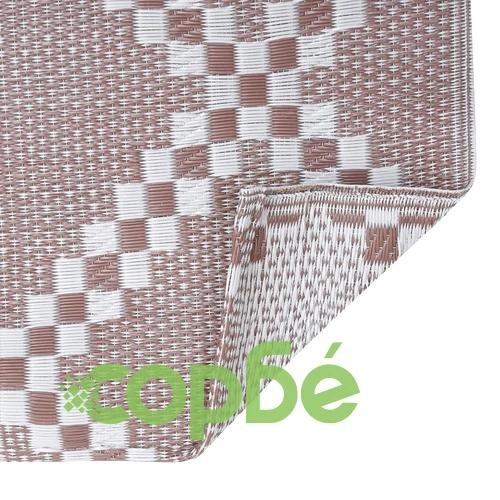 Килим за открито, ARAKIL кафяво, 190x290 см, PP ➤ топ цена ➤ sorbe.bg