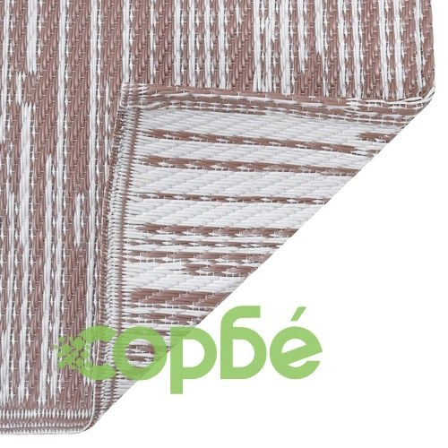 Килим за открито, ARAKIL кафяво, 160x230 см, PP ➤ топ цена ➤ sorbe.bg