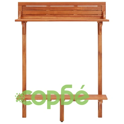 Балконска бар маса, 90x37x122,5 см, акация масив ➤ топ цена ➤ sorbe.bg