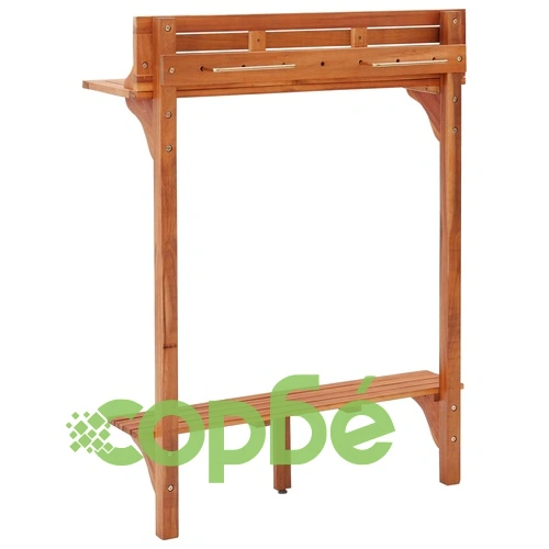 Балконска бар маса, 90x37x122,5 см, акация масив ➤ топ цена ➤ sorbe.bg