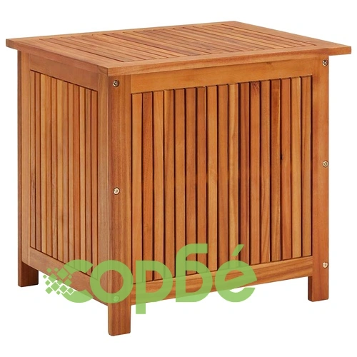 Градинска кутия за съхранение 60x50x58 см акациево дърво масив на топ цена от sorbe.bg Градинска кутия за съхранение 60x50x58 см акациево дърво масив ➤ топ цена ➤ sorbe.bg