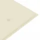Пейка Батавия с кремава възглавница, 150 см, тик масив