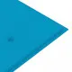 Пейка Батавия с синя възглавница, 150 см, тик масив