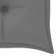 Пейка Батавия със сива възглавница, 150 см, тик масив