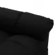 Изправящ масажен стол, черен, текстил