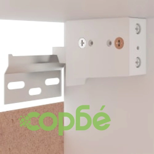 Комплект кухненски шкафове с плот, 8 части, черен гланц ➤ топ цена ➤ sorbe.bg