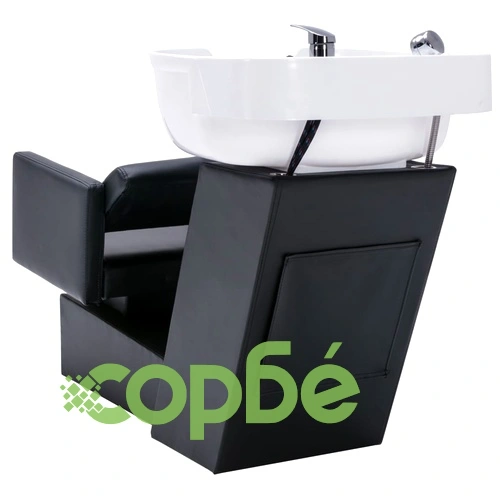 Фризьорска мивка със салонни столове от изкуствена кожа ➤ топ цена ➤ sorbe.bg