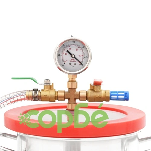 Вакуумна камера с 2-степенна помпа 5,5 л ➤ топ цена ➤ sorbe.bg