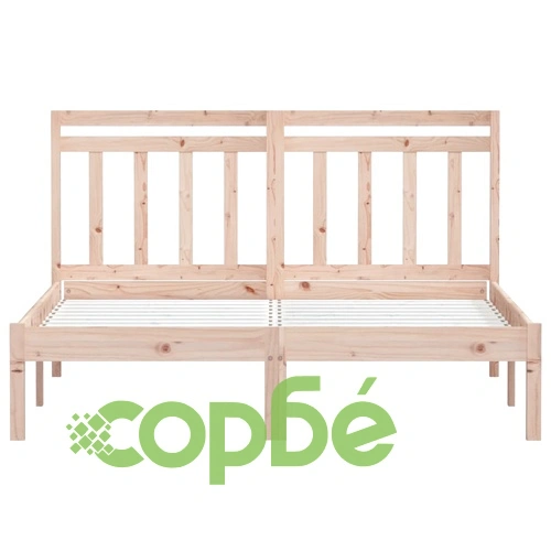 Рамка за легло, бор масив, 140x190 см ➤ топ цена ➤ sorbe.bg