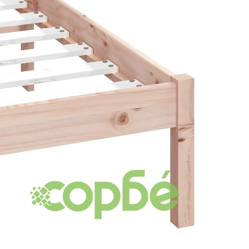 Рамка за легло, бор масив, 140x190 см ➤ топ цена ➤ sorbe.bg