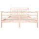 рамка за легло 150x200 см King Size масивно дърво