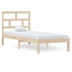 Рамка за легло, масивно дърво, 75x190 см, 2FT6, Small Single
