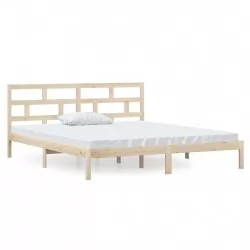 Рамка за легло, дърво масив, 135x190 см, 4FT6 Double