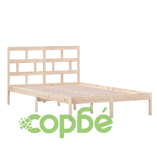 Рамка за легло, борово дърво масив, 120х200 см ➤ топ цена ➤ sorbe.bg
