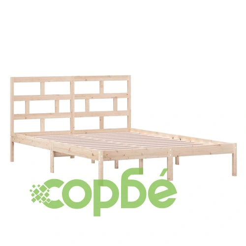 Рамка за легло, борово дърво масив, 140х200 см ➤ топ цена ➤ sorbe.bg