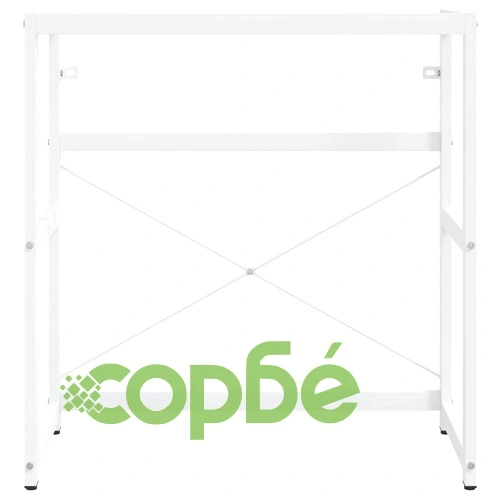 Рамка за мивка за баня с вграден умивалник, бяла, желязна ➤ топ цена ➤ sorbe.bg