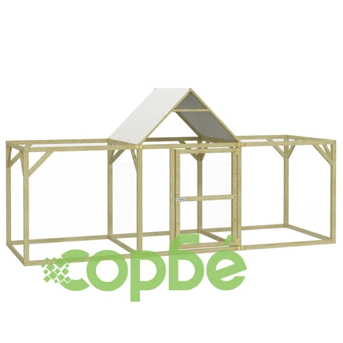 Кокошарник 300x100x150 см импрегниран бор масив ➤ топ цена ➤ sorbe.bg