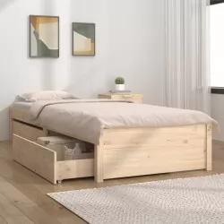 Рамка за легло с чекмеджета, 90x190 см, 3FT Single