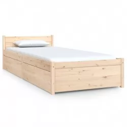 Рамка за легло с чекмеджета 75x190 см 2FT6 Small Single