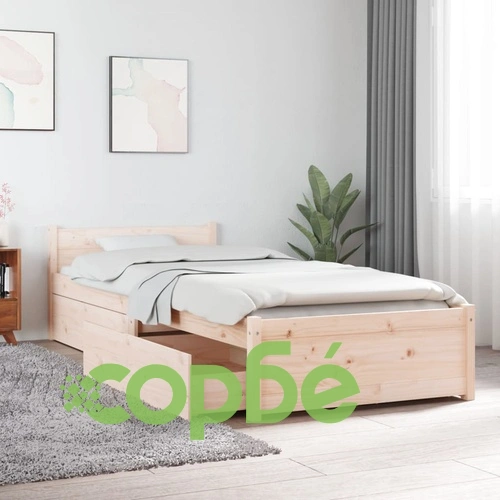 Рамка за легло с чекмеджета, 75x190 см, Small Single ➤ топ цена ➤ sorbe.bg