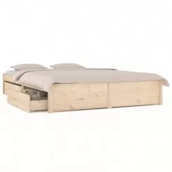 Рамка за легло с чекмеджета, 140x190 см