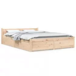Рамка за легло с чекмеджета, 140x200 см