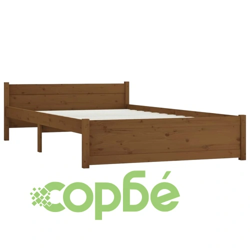 Рамка за легло чекмеджета меденокафява 150x200 см King Size ➤ топ цена ➤ sorbe.bg