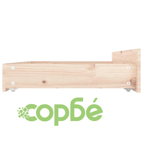 Рамка за легло с чекмеджета, 160x200 см ➤ топ цена ➤ sorbe.bg