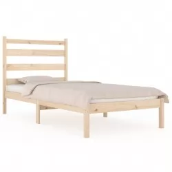 Рамка за легло, бор масив, 90x190 см, Single
