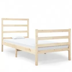 Рамка за легло, бор масив, 75x190 см, 2FT6, Small Single