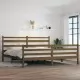 Рамка за легло, бор масив, 200x200 см, меденокафява