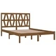 Рамка за легло, меденокафява, бор масив, 120x200 см