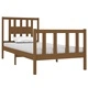 Рамка за легло меденокафява дърво 75x190 см Small Single