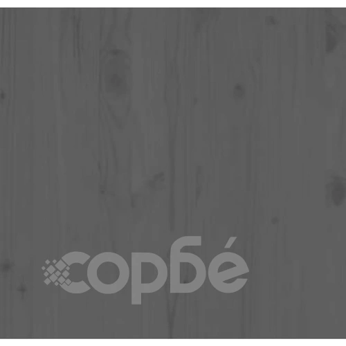 Рамка за легло, сива, дърво масив, 90x190 см, Single ➤ топ цена ➤ sorbe.bg