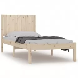 Рамка за легло, бор дърво масив, 90х200 см