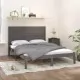 Рамка за легло, сива, дърво масив, 120х200 см
