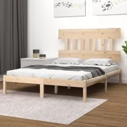 Рамка за легло, дърво масив, 140х200 см