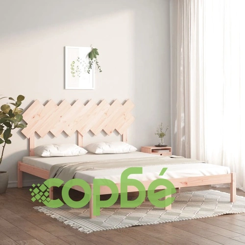 Рамка за легло 160x200 см масивно дърво ➤ топ цена ➤ sorbe.bg