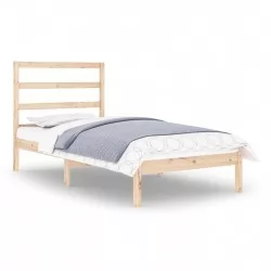 Рамка за легло, масивно дърво, 75x190 см, 2FT6 Small Single