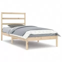 Рамка за легло, бор масив, 100x200 см