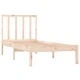Рамка за легло без матрак, 75x190 см, масивна чамова дървесина