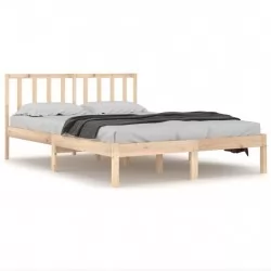 Рамка за легло, бор масив, 200x200 см